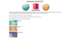 Desktop Screenshot of ckmsyts.sk